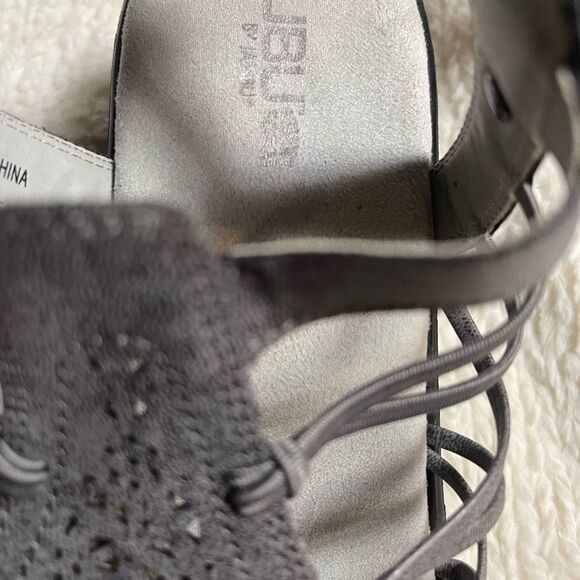 JBU by Jambu water lily gray wedge sandals SZ10M - Picture 10 of 11